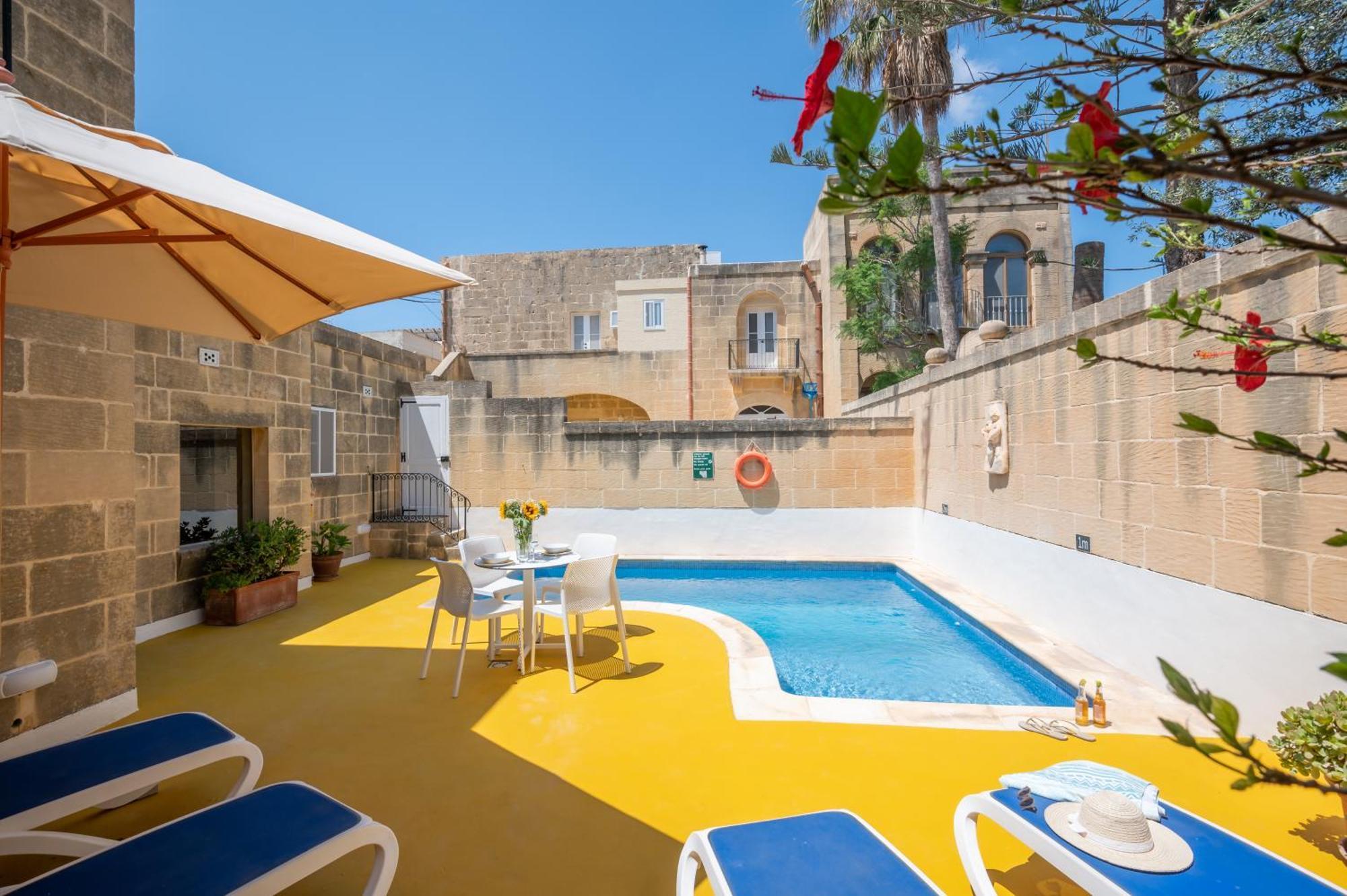 Dar Ta' Mansi Farmhouse With Private Pool Vila Għarb Exterior foto